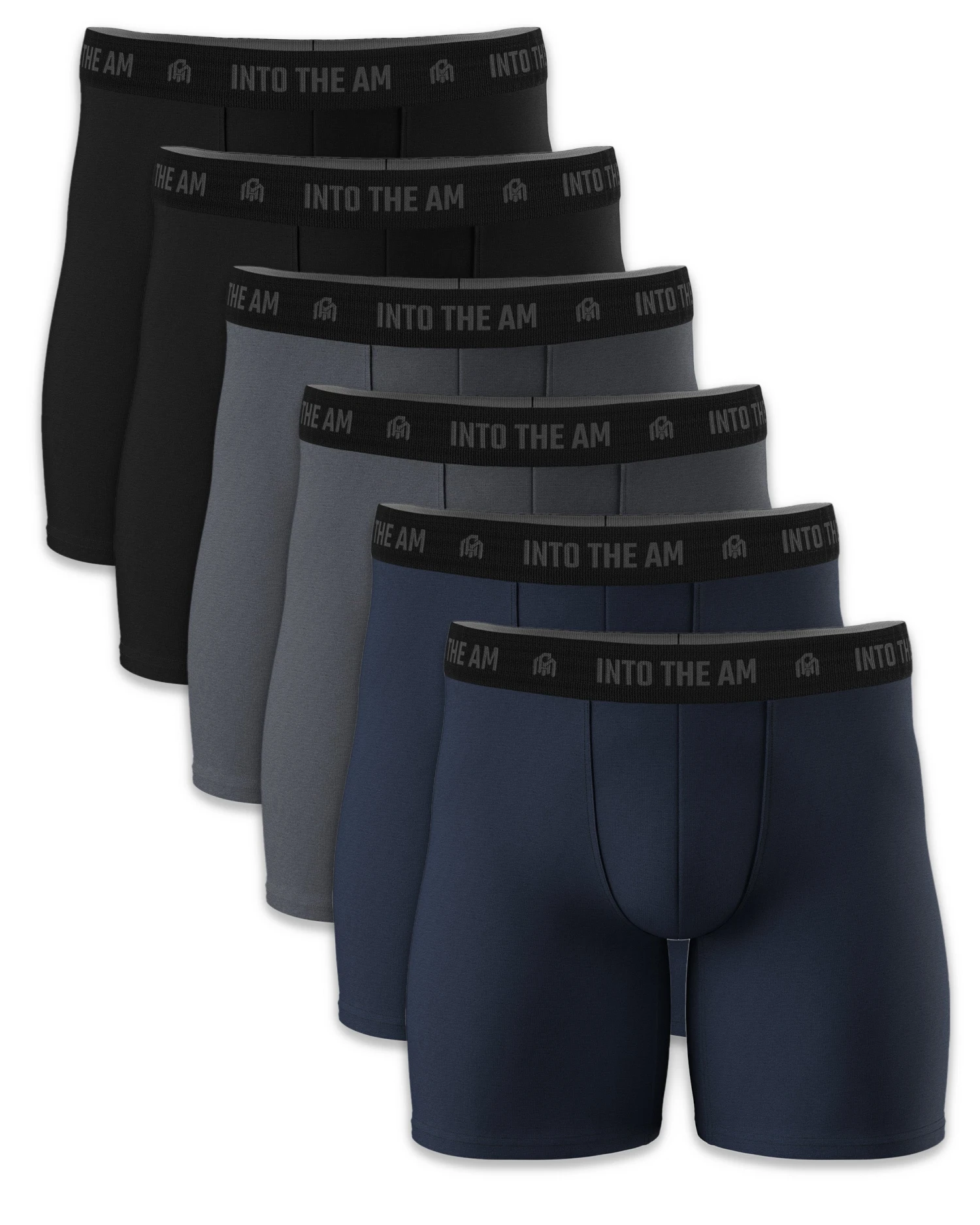 Custom 6 Pack Everyday Boxer Briefs 5" 3 Custom 6 Pack Everyday Boxer Briefs 5"