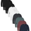 Custom 9 Pack Long Sleeve Tee - Branded -Men's daily clothing 437736664 basic long sleeve tees 9pack custom front