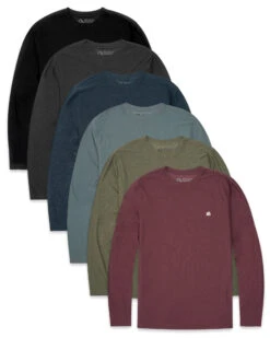 Custom 6 Pack Long Sleeve Active Tee - Branded