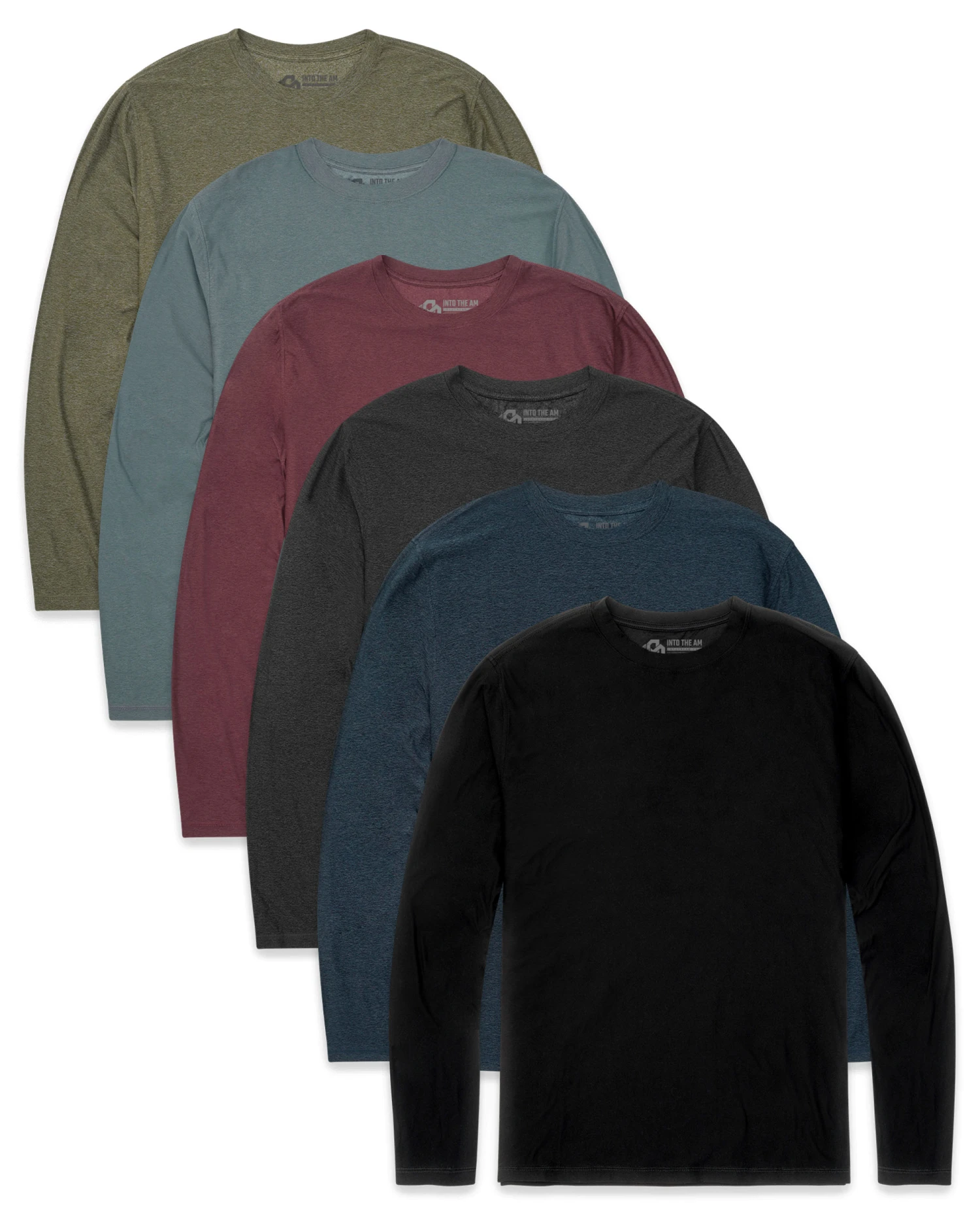 Custom 6 Pack Long Sleeve Active Tee - Non-Branded 3 Custom 6 Pack Long Sleeve Active Tee - Non-Branded