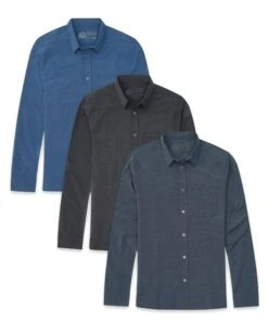 Custom 3 Pack Long Sleeve Button Up - Non-Branded