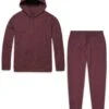 Custom 2 Pack Pullover Hoodie (Hidden Pocket) + Joggers - Non-Branded -Men's daily clothing AMZ Fleece Branded 2Pack PUM M