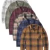 Custom 6 Pack Long Sleeve Flannel - Non-Branded -Men's daily clothing AMZ NonBranded Flannel WOMBNYcopy