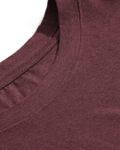 Long Sleeve Active Tee - Non-Branded -Men's daily clothing ActiveLongSleeve Maroon Detail 01 85acea14 ac8c 4f96 81ae 5b72fd5b9544