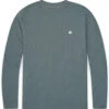 Long Sleeve Active Tee - Branded -Men's daily clothing Active Mens LongSleeve Branded Indigo Front