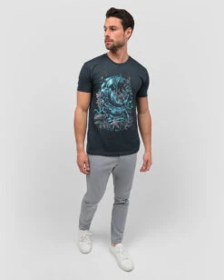 Aquatic Veil Tee -Men's daily clothing AquaticVeil Mens Tee Full
