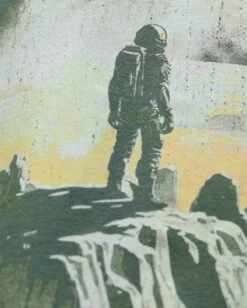 Astral Quest Vintage Tee -Men's daily clothing AstralQuest Mens Tee Macro