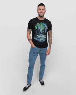 Aurora Nights Tee -Men's daily clothing AuroraNights Mens Tee Full