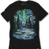 Aurora Nights Tee -Men's daily clothing AuroraNights Mens Tee Mock Front