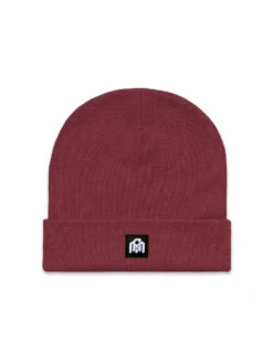 Basic AM Beanie -Men's daily clothing Basic Beanies Maroon