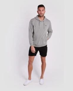 Pullover Hoodie (Hidden Pocket) - Branded -Men's daily clothing Basic Hoodie Grey Full 1c8db3f0 ab91 449e 949c 04093cca9544