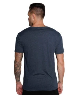 V-Neck Tee - Branded 41 V-Neck Tee - Branded -Men's daily clothing Basic V Neck Mens Tee Navy Back