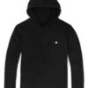 Pullover Hoodie (Hidden Pocket) - Branded -Men's daily clothing Basics Mens Pullover Hoodie Black Mock
