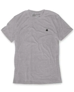 Basic Tee - Branded -Men's daily clothing Basics Mens Tee Grey Front