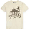 Beach Bungalow II Vintage Tee -Men's daily clothing BeachBungalowII Mens Tee Mock Front