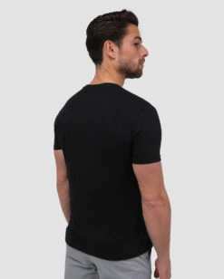Basic Tee - Branded -Men's daily clothing Branded Mens BasicTee Black Back