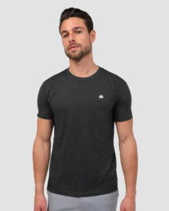 Basic Tee - Branded -Men's daily clothing Branded Mens BasicTee Charcoal Front