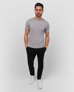 Basic Tee - Branded -Men's daily clothing Branded Mens BasicTee Grey Full