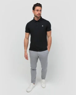 Polo - Branded -Men's daily clothing Branded Mens Polo Black Full