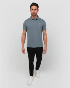 Polo - Branded -Men's daily clothing Branded Mens Polo Indigo Full