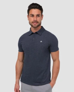 Polo - Branded -Men's daily clothing Branded Mens Polo Navy AMZFront