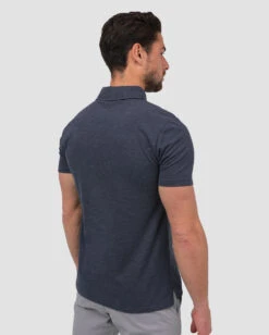 Polo - Branded -Men's daily clothing Branded Mens Polo Navy Back
