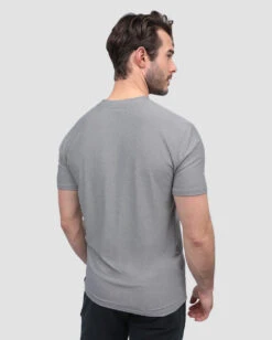 Active Tee - Branded -Men's daily clothing Branded Mens SSActiveTee Grey Back