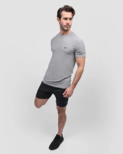 Active Tee - Branded -Men's daily clothing Branded Mens SSActiveTee Grey Full