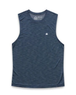 Performance Muscle Tank - Branded -Men's daily clothing Branded PerformanceMuscleTank Navy Mock