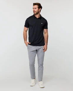 Performance Polo - Branded -Men's daily clothing Branded PerformancePolo Black Full