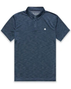 Performance Polo - Branded -Men's daily clothing Branded PerformancePolo Navy Mock
