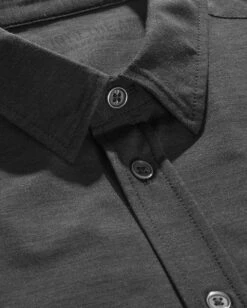 Button Up - Non-Branded -Men's daily clothing Button Up Charcoal Detail 1