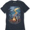 Cosmic Camp Tee -Men's daily clothing CosmicCamp Mens Tee Mock Front