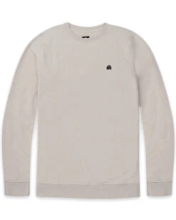 Crewneck Sweatshirt - Branded 30 Crewneck Sweatshirt - Branded -Men's daily clothing CrewneckFleece Mens Branded Beige Front