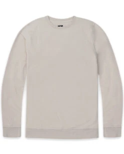 Crewneck Sweatshirt - Non-Branded -Men's daily clothing CrewneckFleece Mens NonBranded Beige Front