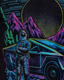 Cyber Outpost Glow-in-the-Dark Tee 14 Cyber Outpost Glow-in-the-Dark Tee -Men's daily clothing CyberOutpost Mens Tee Macro