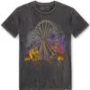 Desert Playground Vintage Tee -Men's daily clothing DesertPlayground Mens Tee Mock Front