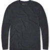 Long Sleeve Tee - Non-Branded 1 Long Sleeve Tee - Non-Branded -Men's daily clothing Essential Mens LongSleeve Charcoal Front