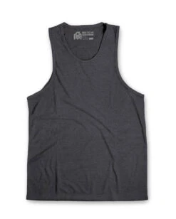 Tank - Non-Branded -Men's daily clothing Essential Mens Tank Charcoal Front