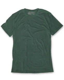 Basic Tee - Non-Branded -Men's daily clothing Essential Mens Tee HeatherForestGreen Front d328d7fb acdd 40cc 8b62 975dafc75cee