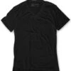 V-Neck Tee - Non-Branded -Men's daily clothing Essentials Mens VNeck Black