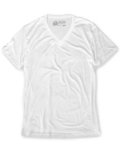 V-Neck Tee - Non-Branded -Men's daily clothing Essentials Mens VNeck White