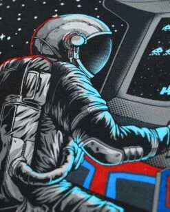 Galactic Gamer Tee -Men's daily clothing GalacticGamer Mens Tee Macro