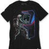 Galactic Gamer Tee -Men's daily clothing GalacticGamer Mens Tee Mock Front