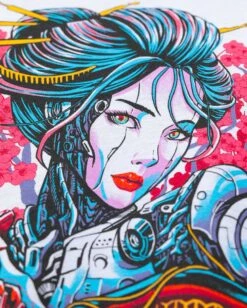 Geisha Gears Tee -Men's daily clothing GeishaGears Mens Tee MacroBack