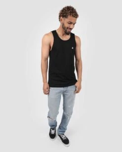Tank - Branded -Men's daily clothing ITAMBasic Tank Black Full