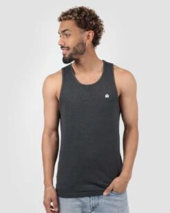 Tank - Branded -Men's daily clothing ITAMBasic Tank Charcoal Front