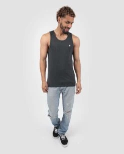 Tank - Branded -Men's daily clothing ITAMBasic Tank Charcoal Full