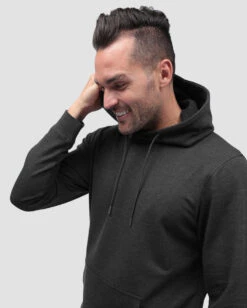 Pullover Hoodie (Classic Pocket) - Non-Branded -Men's daily clothing KangarooNB Mens Hoodie Charcoal Lifestyle