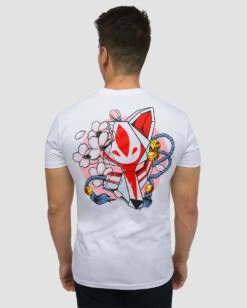 Kitsune Charm Tee -Men's daily clothing KitsuneCharm Mens Tee Back